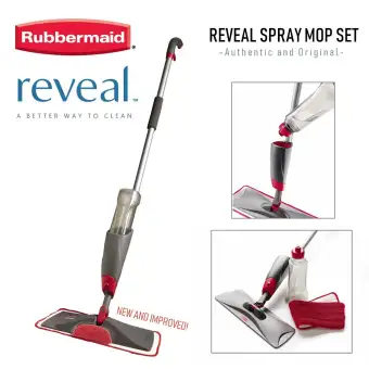 Rubbermaid Reveal Microfibre Spray Mop Lazada Singapore