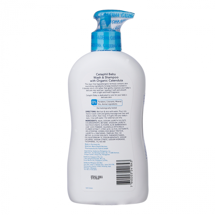 Sữa tắm gội hoa cúc Cetaphil 400ml