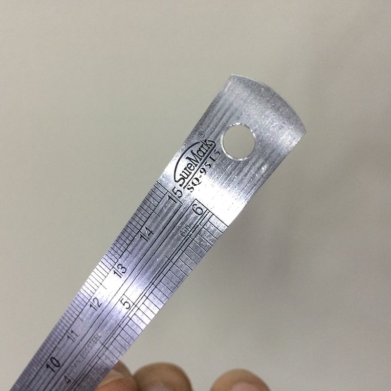 Thước sắt SureMark cao cấp 15cm, 30cm
