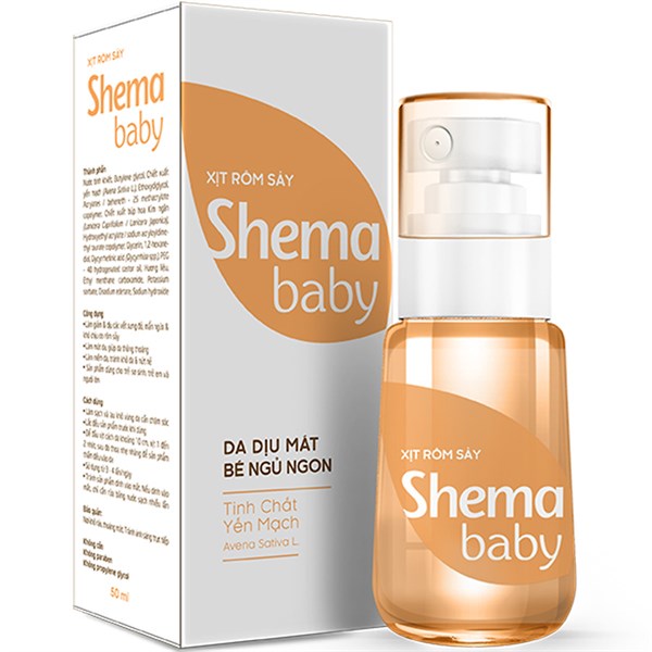 Xịt rôm sảy cho bé Shema baby