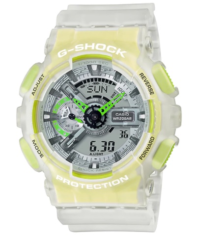 g shock white colour watch