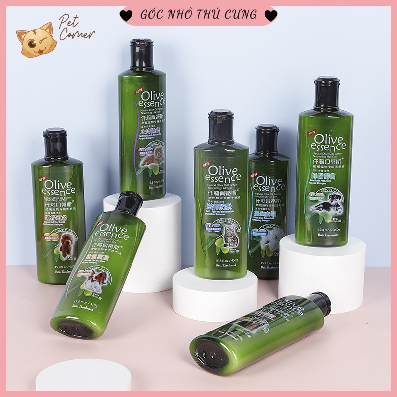 Sữa tắm Olive cho chó mèo 450ml