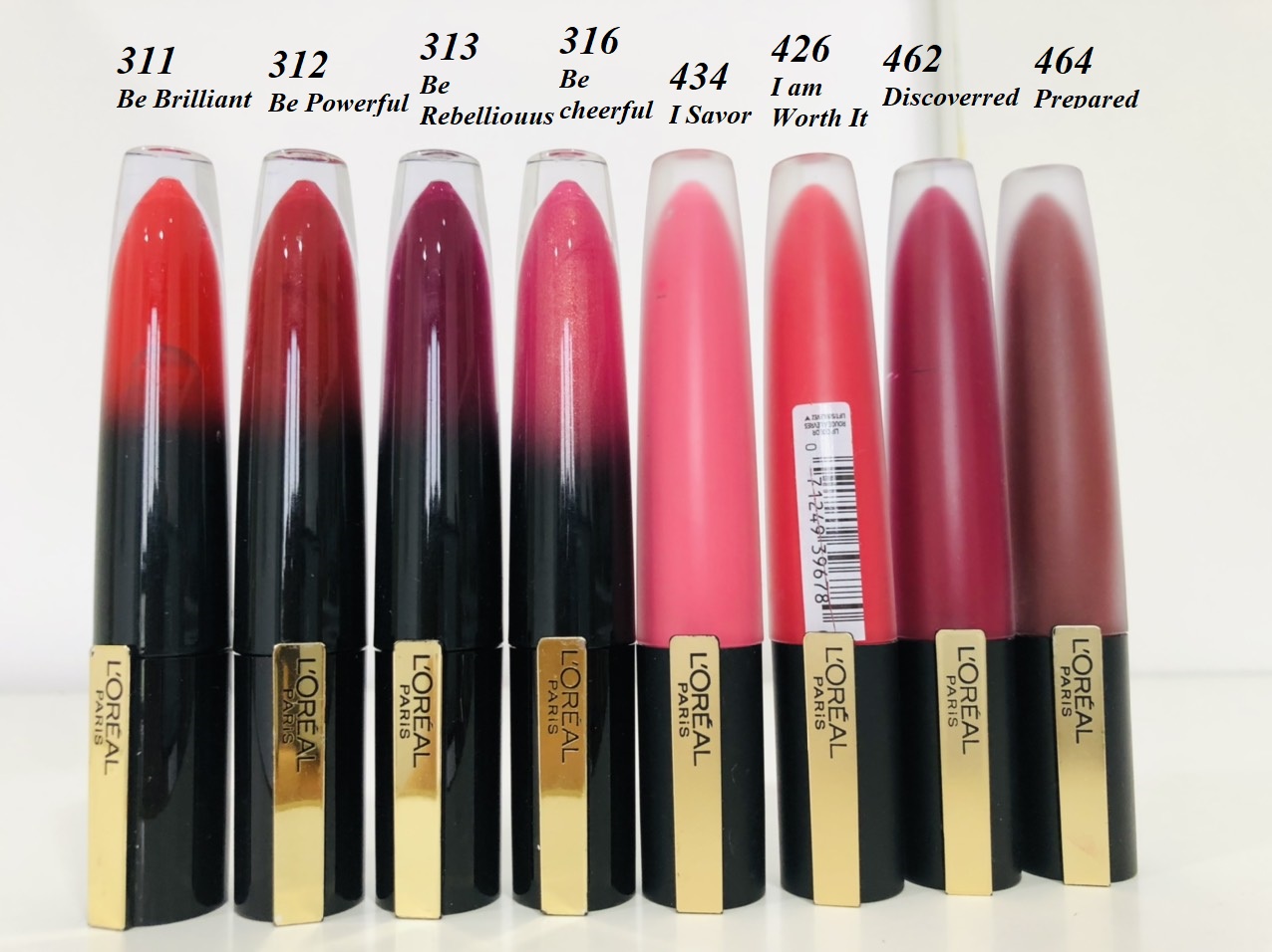 [ hàng USA] Son Kem Lì Nhẹ Môi L'oreal Paris Rouge Signature