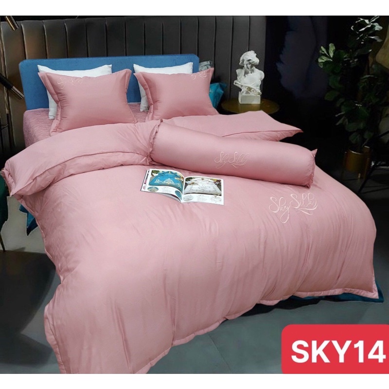 BỘ CHĂN GA GỐI LỤA PYEODA SKY 5 MÓN