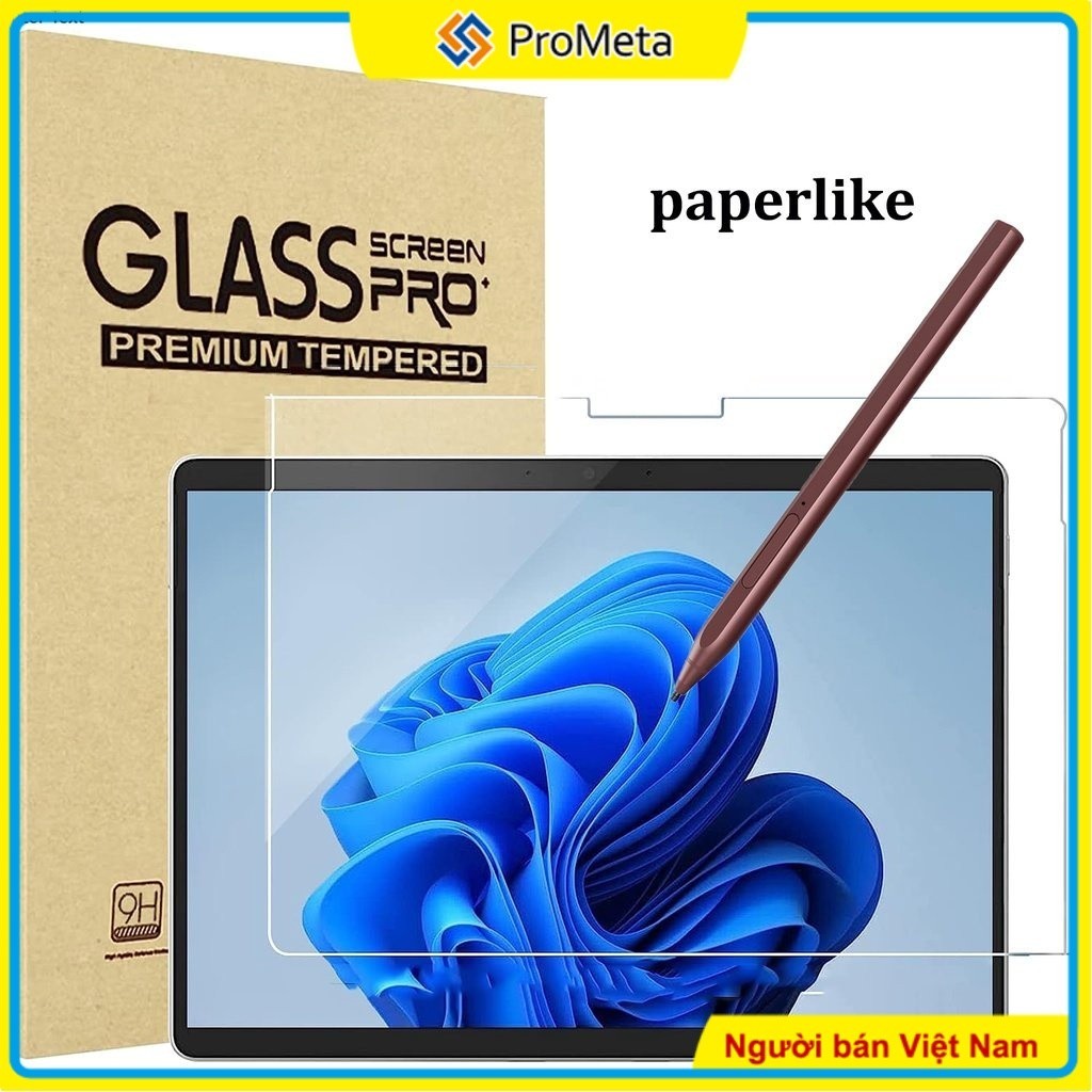 Miếng bảo vệ màn hình mờ paperlike giống như giấy cho microsoft surface pro 4 5 6 7 8 9 10 x go 1 2 3 4 write