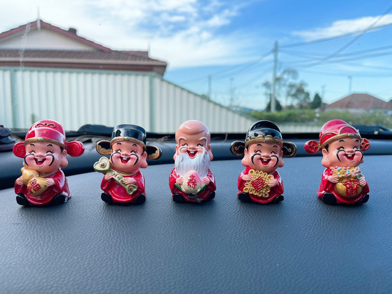 Bộ 05 tượng chibi Ngũ Phúc mẫu mới size 7cm