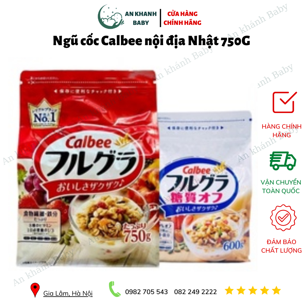 Ngũ cốc Calbee nội địa Nhật 750G (Date t2/2025)