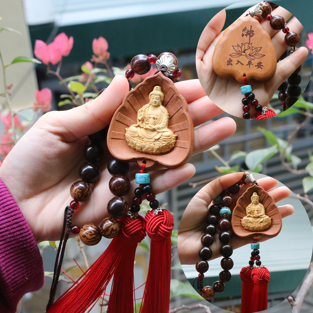 Dây treo Phật Quan Âm Thiên Thủ - Hoa sen - Phật Di Lặc - Phật Bà Nghìn Mắt Nghìn Tay - Mang lại bình an may mắn tài lộc