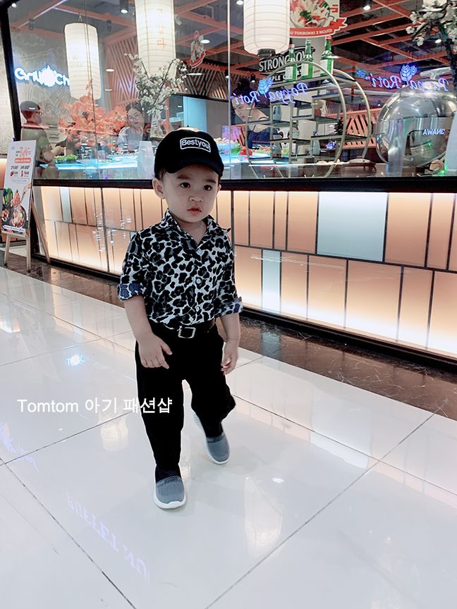 Áo sơ mi lụa da beo cho bé trai bé gái