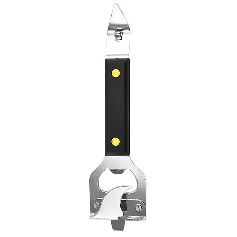 Can Opener Adjustable Stainless Steel Non-Slip Multifunction Manual Jar Bottle Opener Gadget Home Gadgets Accessories.