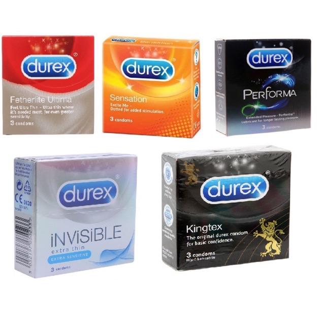 Combo 2  Hop Bao cao su Durex Kingtex