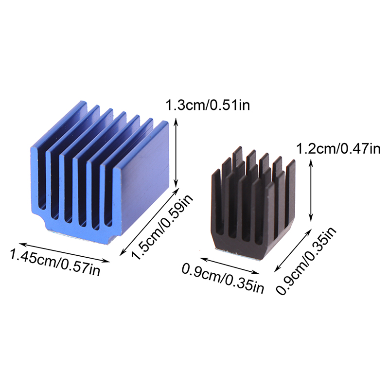 4Pcs%20%20Printer%20Parts%20Blue%20Stepper%20Motor%20Driver%20Module%20Heat%20Sinks%20with%20Glue%20Cooling%20Block%20Heatsink%20for%20A4988%20Drive%20Lonni%20-%20Image%202