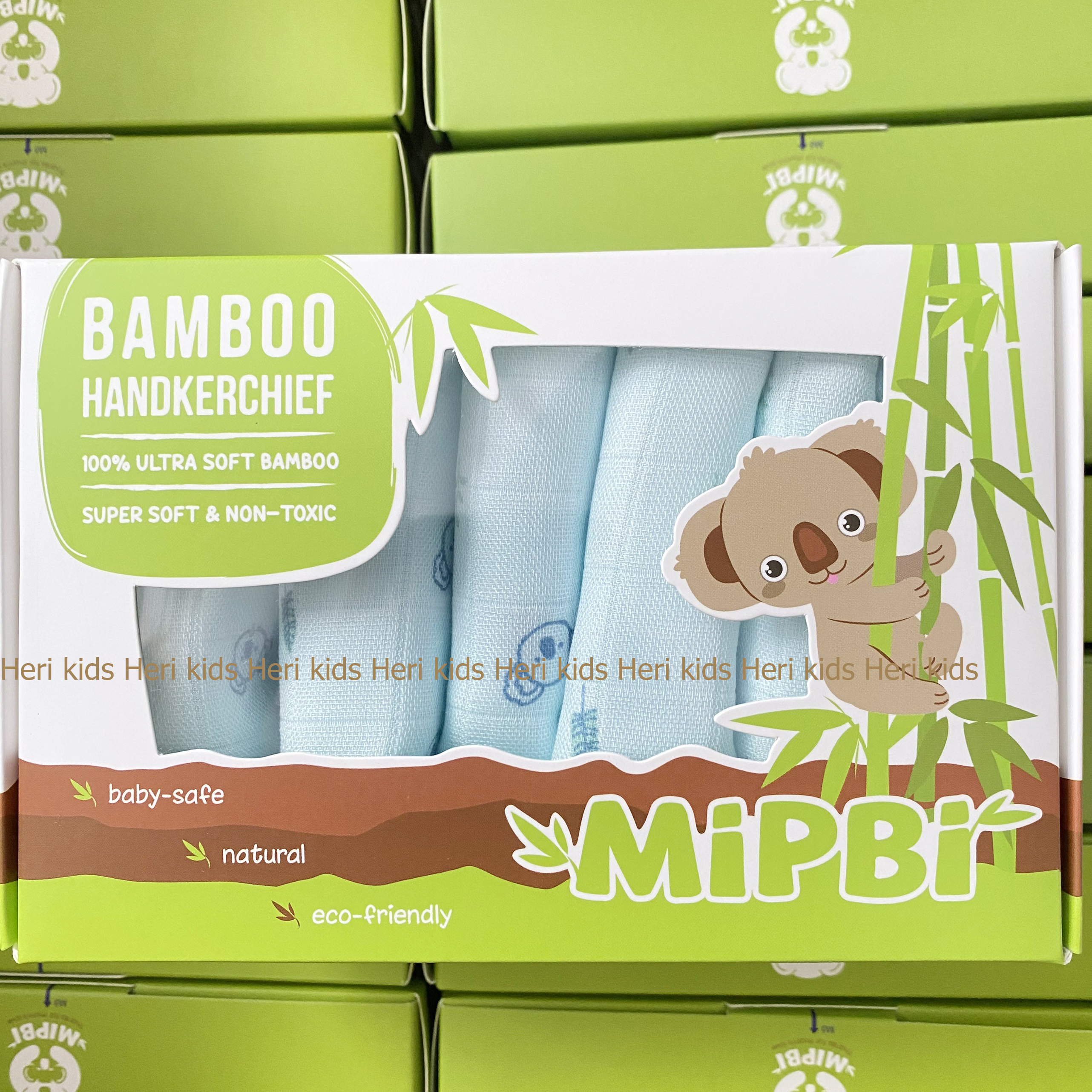 KHĂN SỮA MIPBI 3 LỚP 100% SỢI TRE SIÊU MỀM
