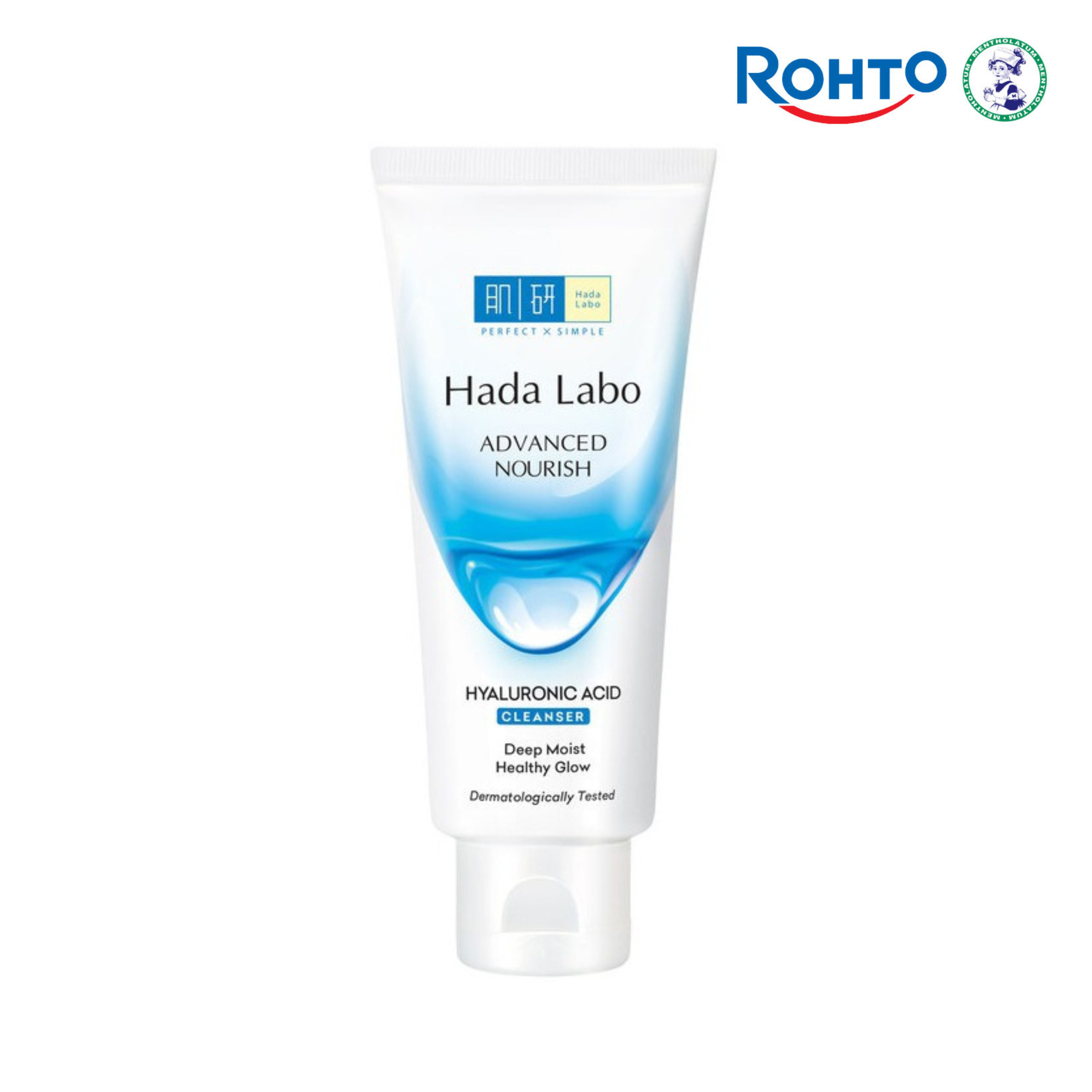 Rohto Mentholatum Hada Labo Advanced Nourish Cleanser For Dry and Dull Skin 80g