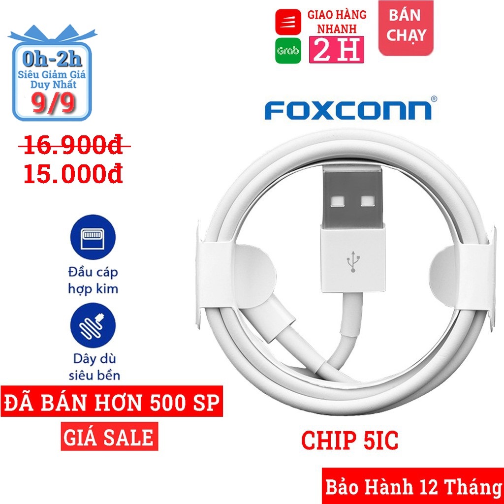 [Siêu rẻ] Dây sạc Lightning - Cáp sạc Chân Lightning Dùng Cho iPhone