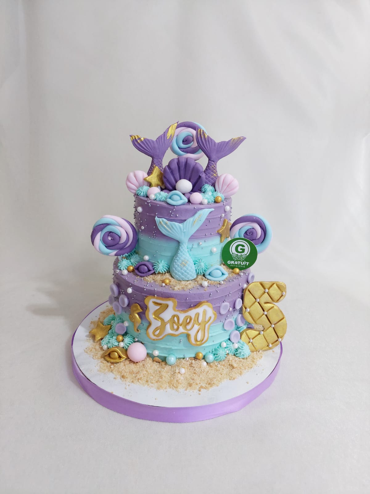 KUE ULANG TAHUN MERMAID TAIL UK 15+10CM | Lazada Indonesia