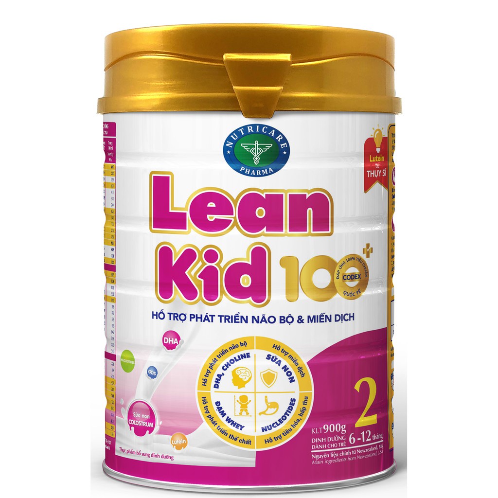 Sữa Lean Kid 100+ số 2 ( Dành cho trẻ từ 6 - 12 tháng )