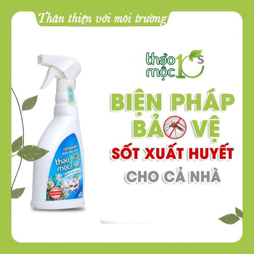 XỊT CÔN TRÙNG (MUỖI, KIẾN, GIÁN) THẢO MỘC 10S 100ML, 500ML