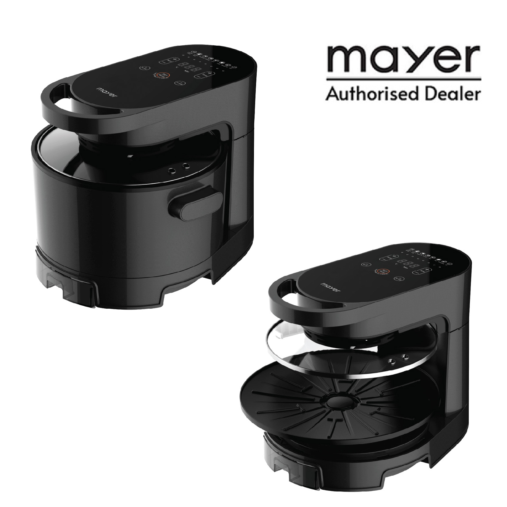 Mayer 2in1 Air Fryer & Smokeless BBQ Grill MMAFG58 Lazada Singapore
