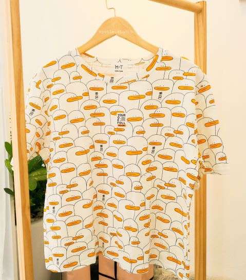 Áo Thun Tay Lỡ Con Vịt Duckyy