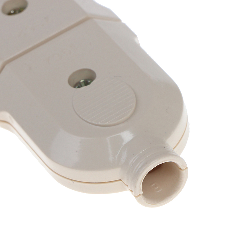 2 Pin EU Plug Male Female electronic Connector Socket Wiring Power Extension. 