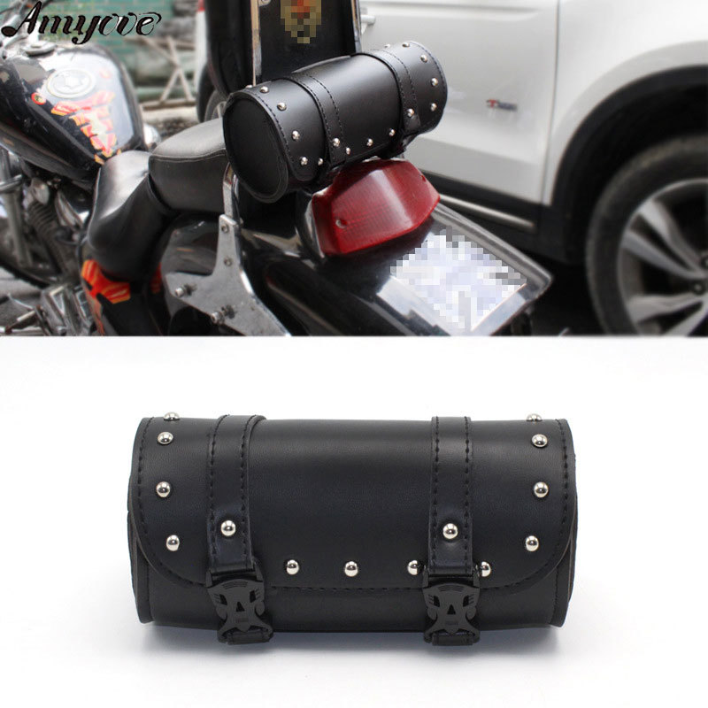 Waterproof Retro Motorcycle Fork Bag Saddlebags Large Capacity Side Case Bag Electric Bike Accessories