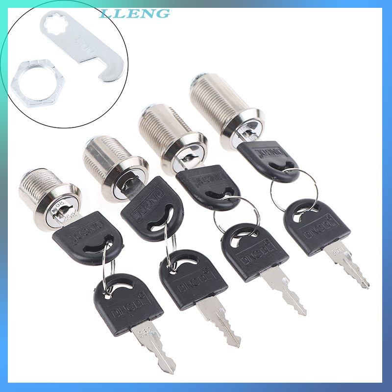 LLENG Hardware Cylinder Locks Door Cabinet Mailbox Padlock Drawer Cupboard Lock