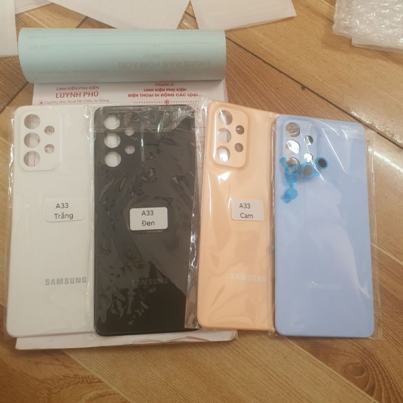 Nắp lưng samsung A33 A336 bao test