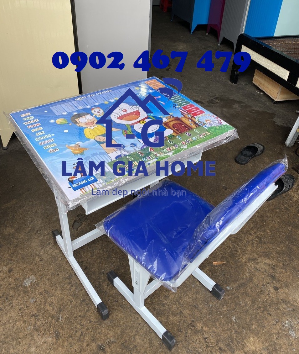 BÀN HỌC SINH CHÂN SẮT DOREAMON (BỘ)