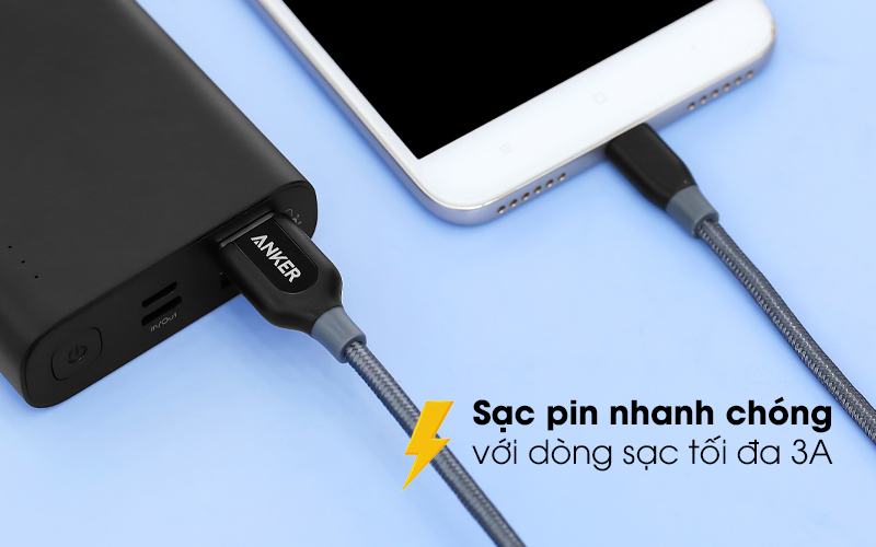 Cáp Micro USB 0.9m Anker PowerLine+ A8142 ( Likenew )