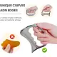 Stainless Steel Gua Sha Scraping Massage Tool Set Muscle Scraper Tool for Back,Leg, Arm, Neck, Shoulder and Whole Body Acupoints. 