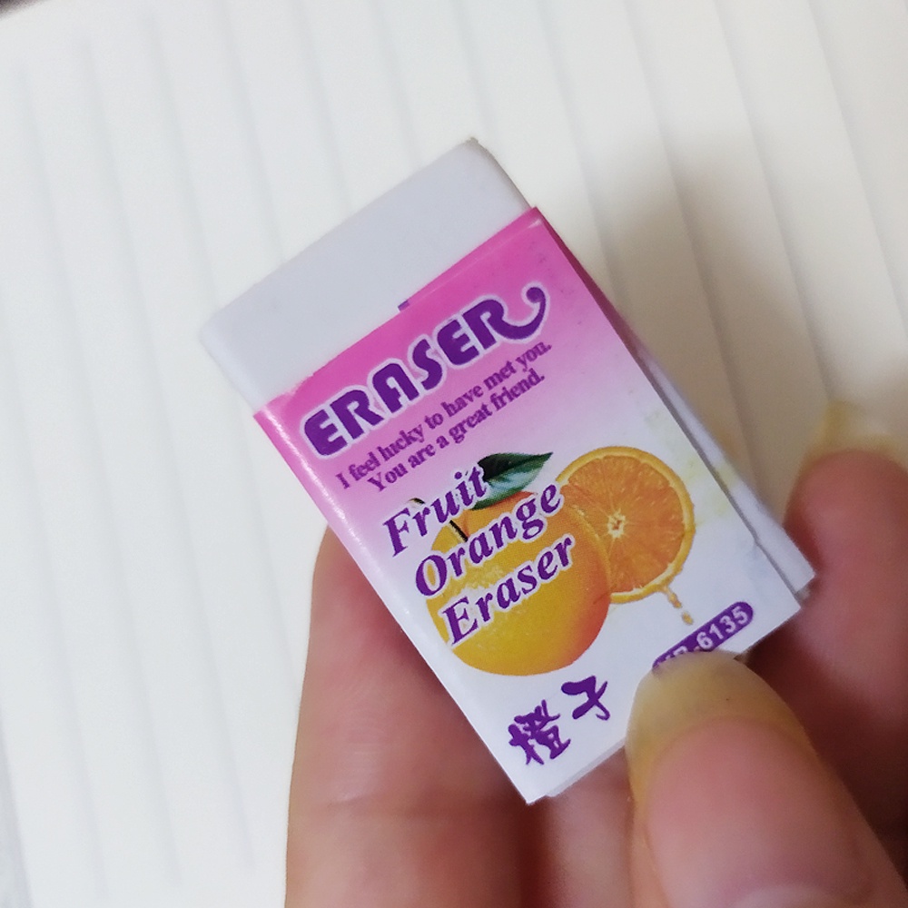 Tẩy bút chì hoa quả cho bé (3 chiếc)