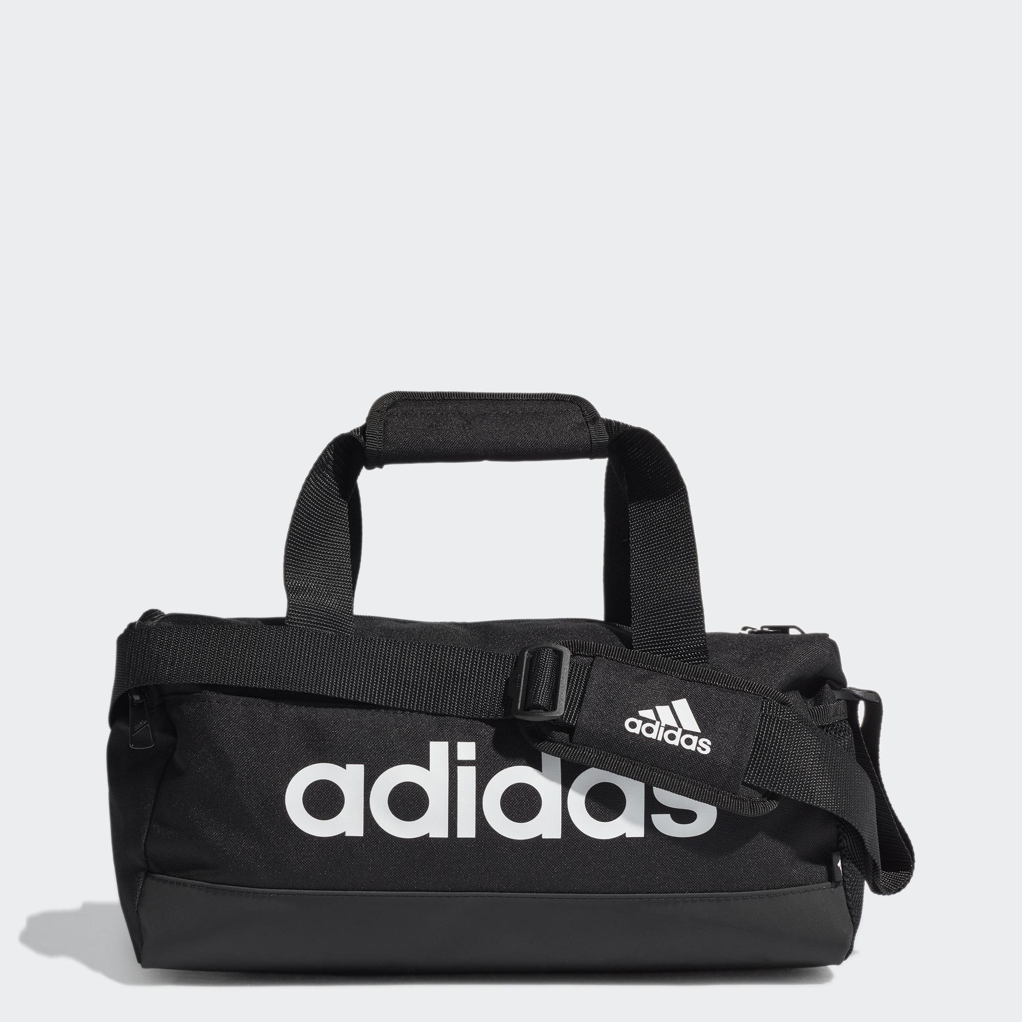 Adidas Phong cách sống Túi Duffel Logo Essentials Siêu Nhỏ Unisex Đen GN1925