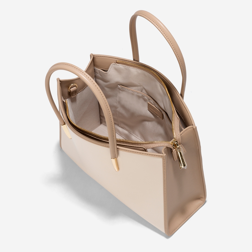 [Ưu Đãi 15.09] Vascara Túi Tote Nhấn Viền Layer - TOT 0154