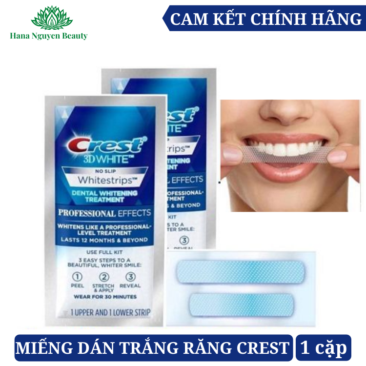 1 Miếng dán trắng răng crest 3d professional effects