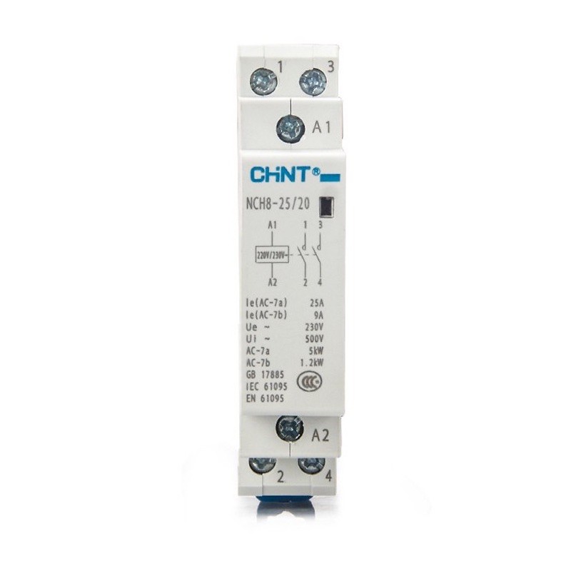 Chính hãng. khởi động từ 25a chint contactor 1p
