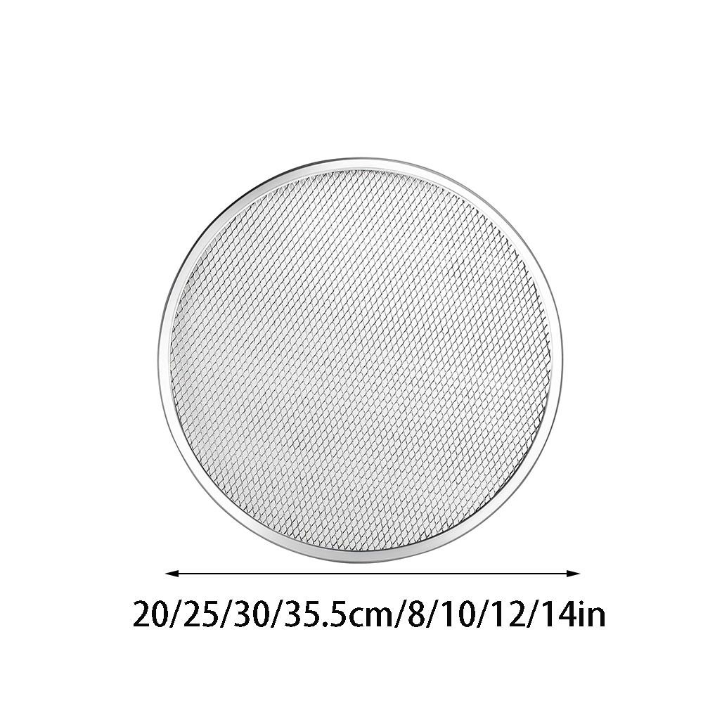 Mesh Screen Cooking Mesh Net Non Stick Pizza Screen Reusable Heavy Duty Baking Tray Metal ...
