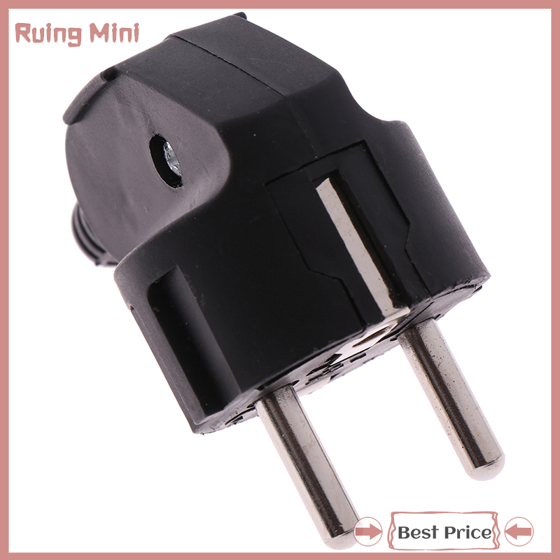 Ruing Eu AC Power Adapter Socket 16A 250V Connector Cable Electrical Detachable Plug