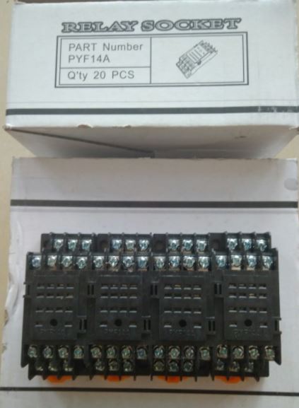 relay có 2 cuộn coil(cuôn dây từ) 24vdc