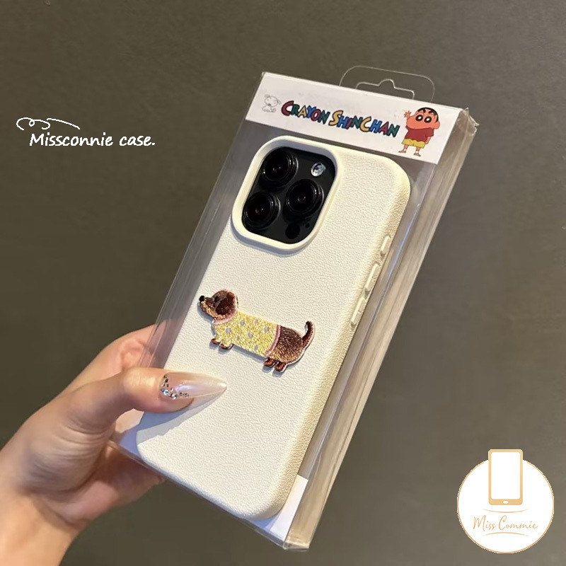 Luxury%20Case%20Compatible%20for%20IPhone%2015%2011%2013%20XR%2016%2014%2012%20Pro%20Max%2016%2015%2014%20Plus%20X%20XS%20Max%20Graffiti%20Cute%20Cartoon%203D%20Embroidered%20Dachshund%20Soft%20Tpu%20Cover%20-%20Image%208