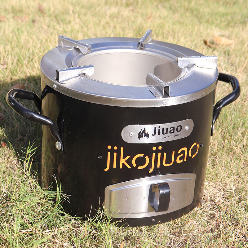 Stainless steel outdoor picnic wood stove outdoor camping multifunctional picnic stove
