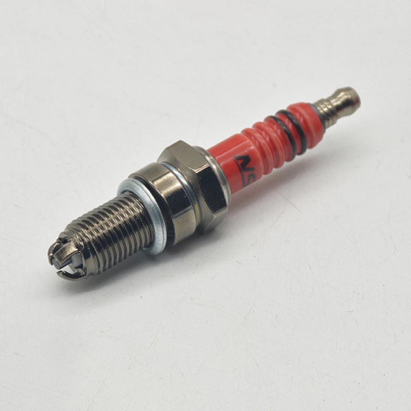 High Performance Three jaw three energy-saving spark plug Motorcycle Iridium 10mm Spark Plug D8TC A7TC For 48CC- 80CC JH70 DY90 Suitable For Most Motorcycles On The Market. 