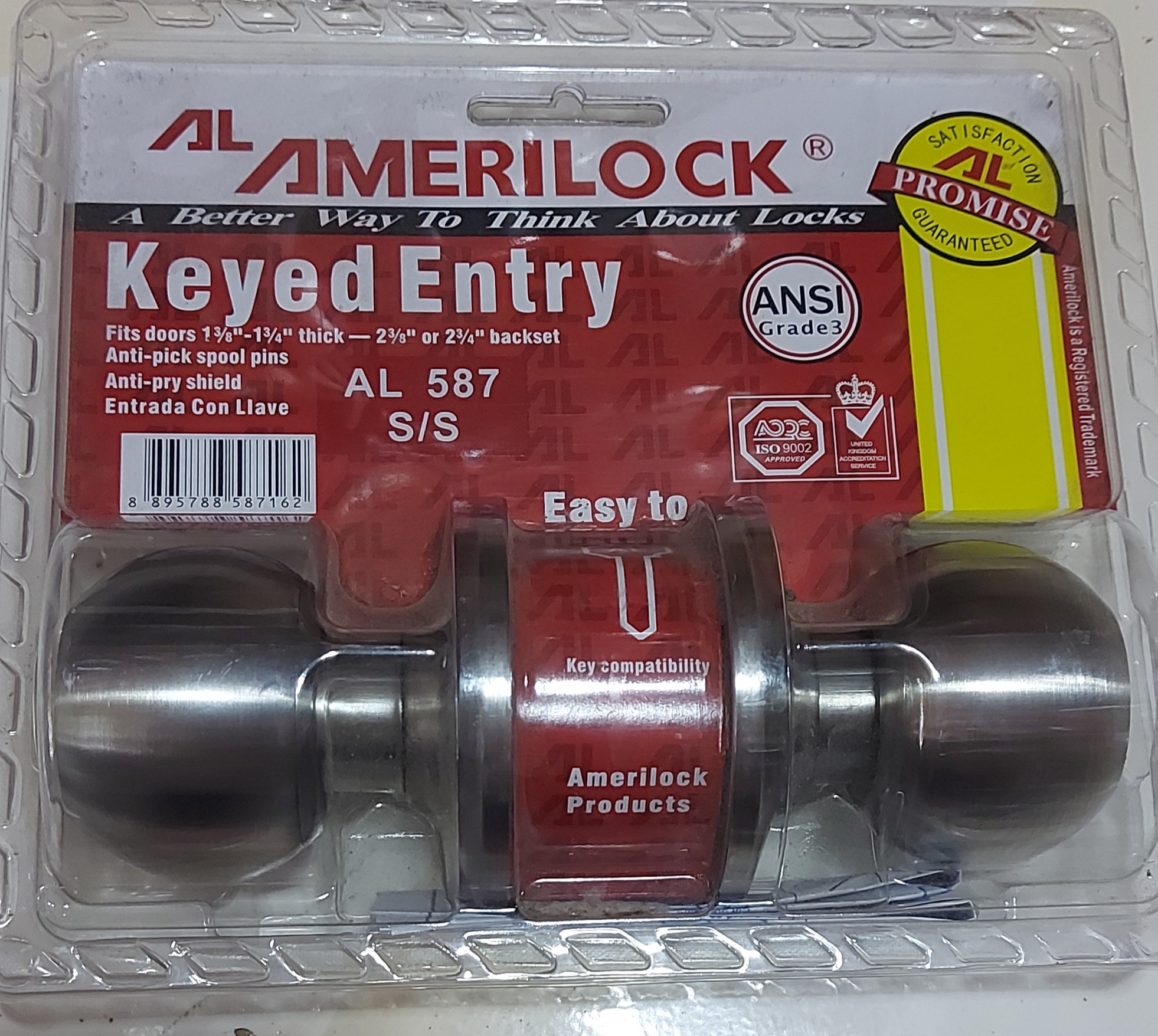 AMERILOCK AL 587 DOOR KNOB | Lazada PH