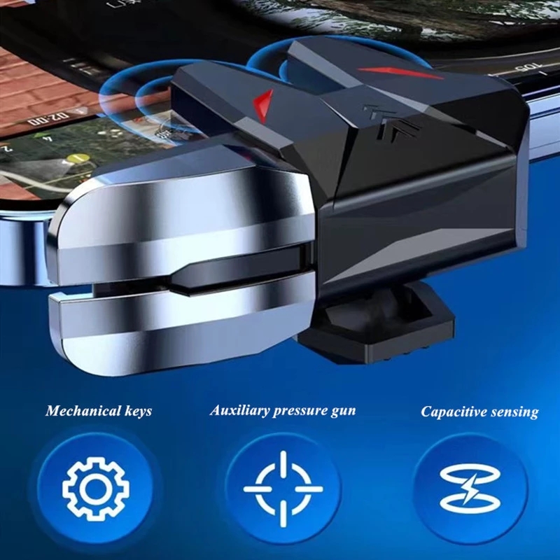 BlueWow Kích Hoạt Trò Chơi Di Động G21 Cho Bộ Điều Khiển Điện Thoại Chơi Game PUBG Cần Điều Khiển Chơi Game Hợp Kim Bắn Súng L1R1 Nút Phím