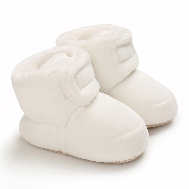 White men's and women's style baby boots, toddler boots, warm boots before walking