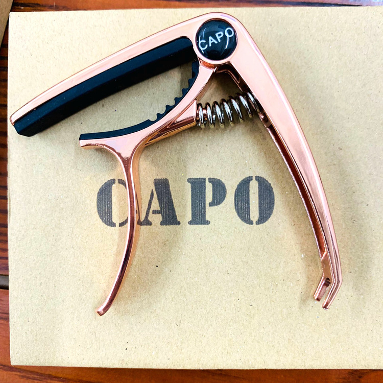Capo Đàn Guitar Acoustic / Vân Gỗ Cao Cấp
