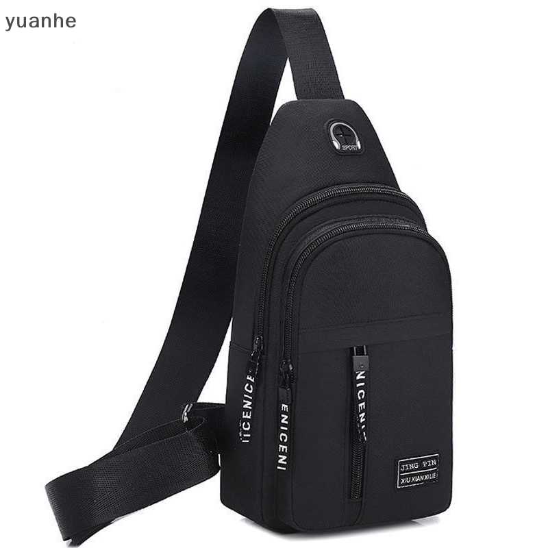 Yuanhe Người đàn ông mới Vai Túi Ngực Túi multifuncional Crossbody Túi du lịch sling Túi