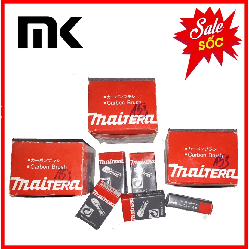Chổi than 153 ( 6x13x16mm ) máy khoan, máy mài, máy cắt sắt...