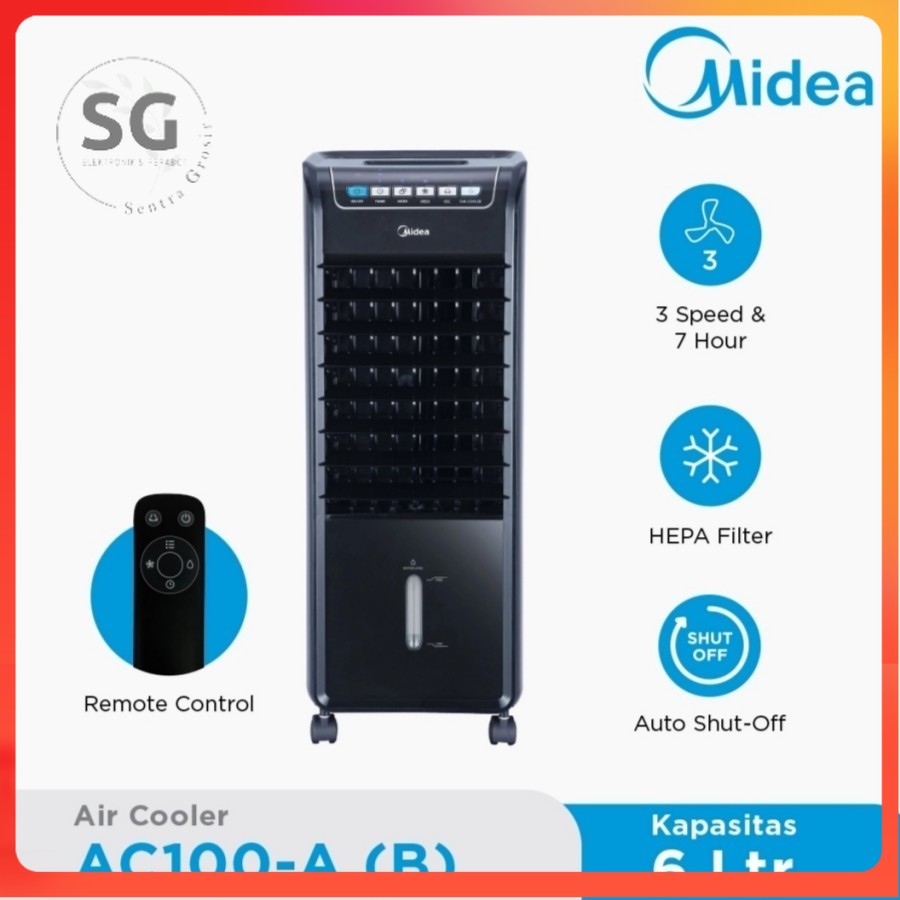 Midea Air Cooler Liter AC100 A AC100 AB Remote Control