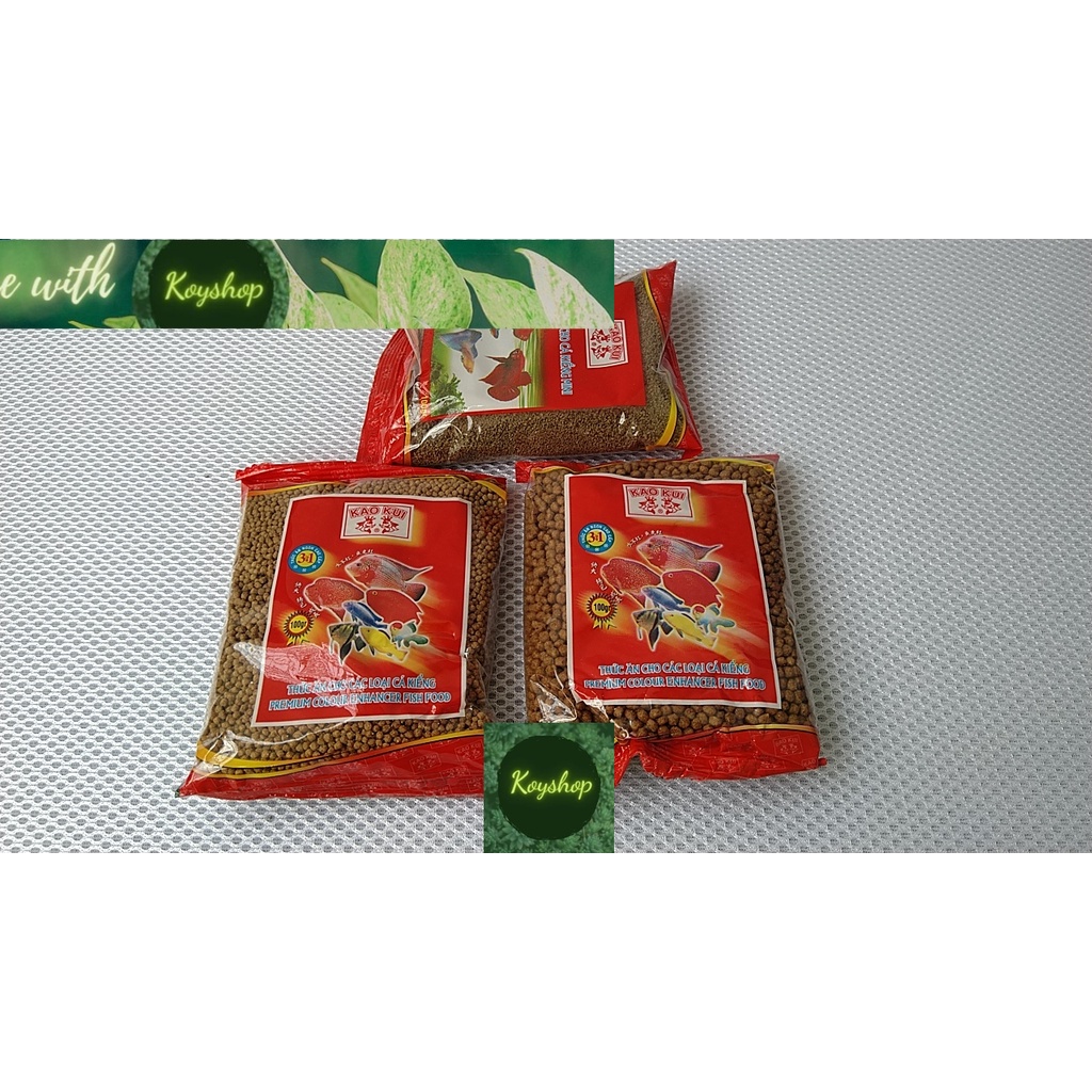 Thức ăn cá cảnh Kaokui, bịch 100gr.